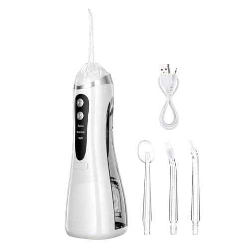 Herramienta de limpieza profunda, dispositivo irrigador eléctrico, limpiador de dientes recargable con diseño de alta presión, máquina de cuidado Oralz impermeable con construcción compacta