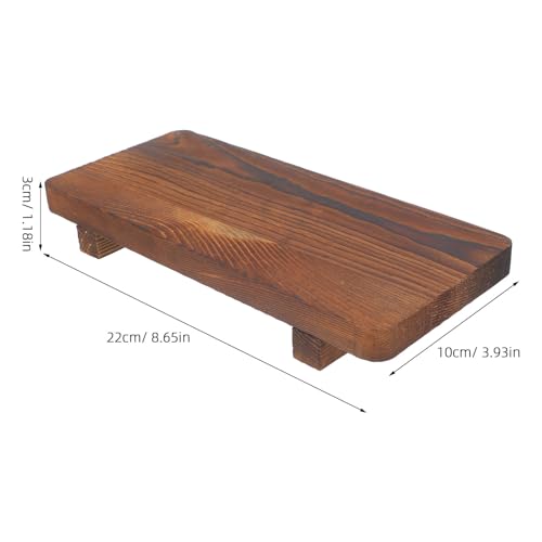 Soporte rectangular de madera para organizar el tocador del baño 3