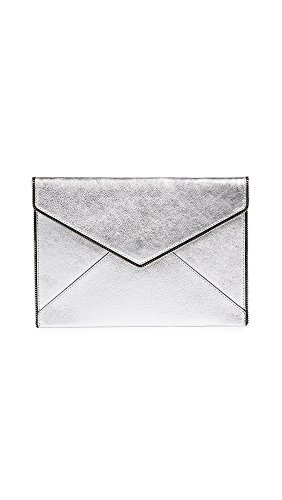Rebecca Minkoff Leo Leather 13‑inch Laptop Case ‑ Metallic