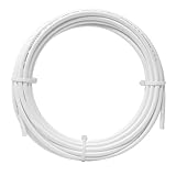 Metpure 1/4' OD NSF Certified 25 Feet Length Tubing for Reverse Osmosis De-ionized Water Filtration...