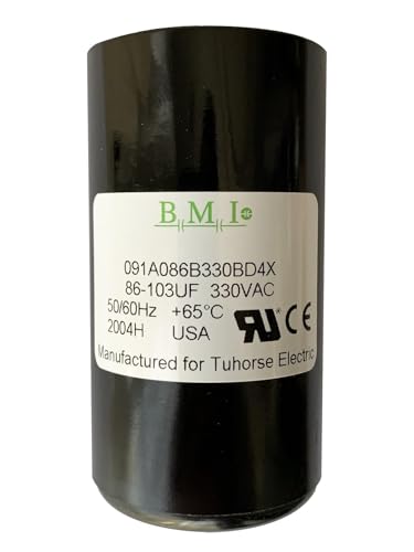Condensateur de démarrage moteur 86-103 uF BMI pour stabiliser le lancement Tuhorse