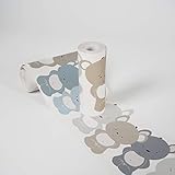 Autoadhesivo Lovely Kids Cenefas Adhesivas Para Los Niños Cute Bears 5.00 m x 0.155 m Azul Marrón Blanco Fabricado en Alemania de A.S. Création 403738