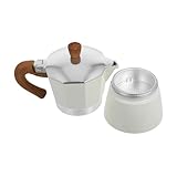 UTHCLO 1Stück Pot Espresso Kaffeekanne für Personen Italienisches Design für Zuhause Büro und Gastronomie Hochwertiges Material für Langlebigen Genuss Einfache