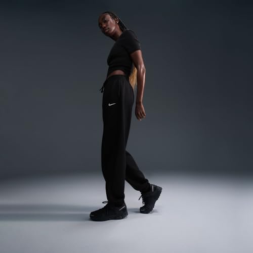 Nike Women's Sportswear Phoenix Fleece High-Waisted Oversized Sweatpants Black/Sail Small - image 2