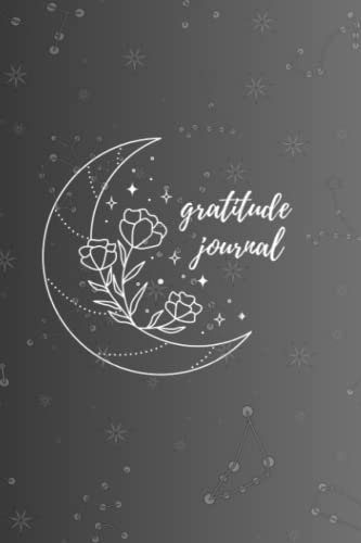 Journal de gratitude céleste format A5 carnet broché pour rituels et bien-être