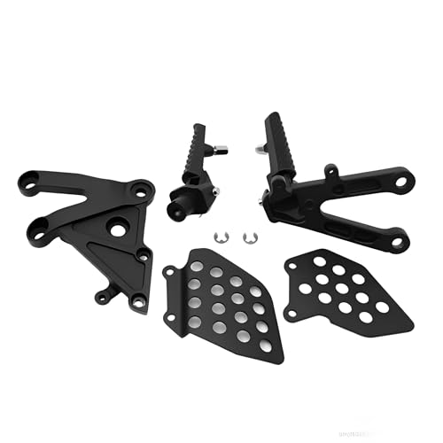 Image of Motorcycles Front Footpegs Footrest Bracket for Honda CBR600RR CBR 600RR 2003-2006 2004 2005 Matte Black