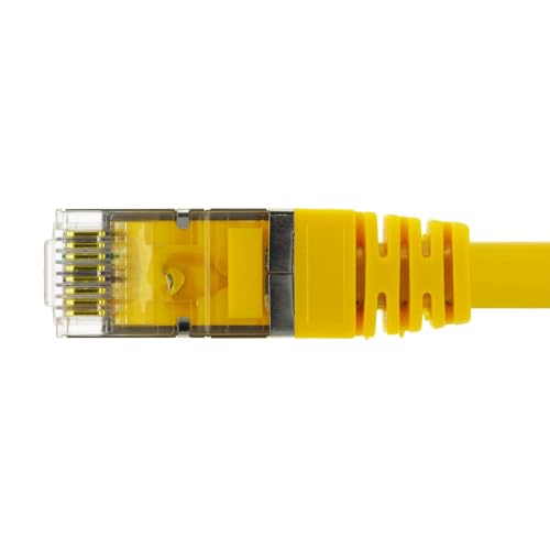 Cable de Red NavePoint CAT6 Patch Cord 0.61 m Amarillo 5 Unid miniatura 3