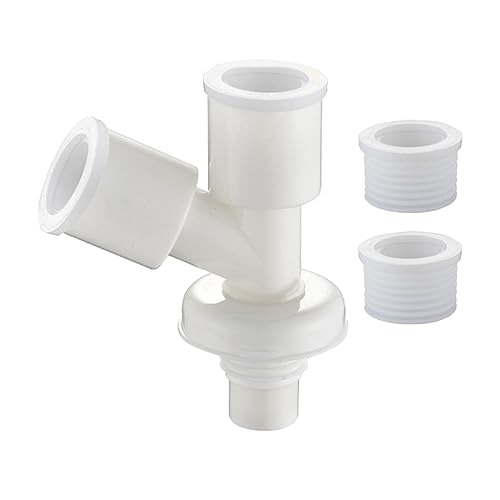 Besga 床排水アダプター 床排水ティージョイント シンク 洗面台 キッチン 洗濯機 チューブ モップ プールチューブ 下水コネクタ アダプタ ホースコネクタ (C)