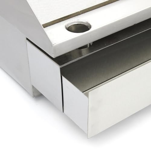 Commercial Griddle Plate 70cm Large 300ºC 4.2 kW Countertop Electric Hotplate Stainless Steel Bacon Fryer Steak Kitchen Business Catering Grill 49cm (l) x 24cm (h) x 73.5cm (w) | 220V