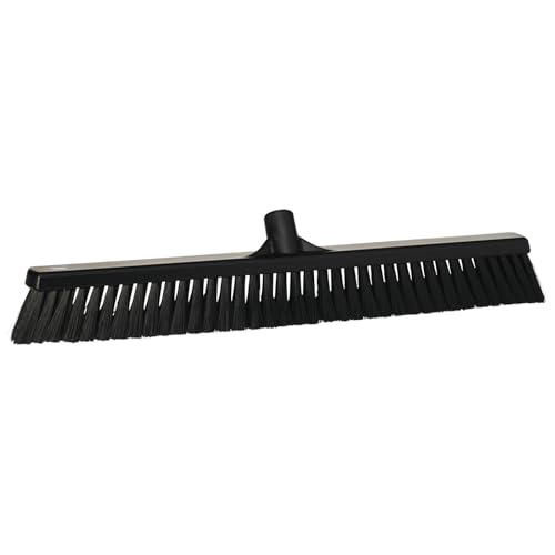 Vikan 31999 Fine Sweep Floor Broom Head, Polypropylene 610mm Black