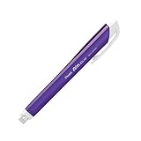 Pentel Stick Type Knock Eraser, Metal Purple (XZE15-MV)