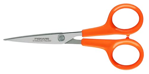 FISKARS Classic Scissors, Classic Needlework Scissors, Swedish Sandvik steel, 13cm, Made in Finland