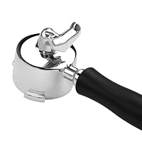Normcore Siebträger mit doppeltem Auslauf, 51 mm, 3 Ohren, passend für Delonghi Dedica EC680 und EC685 und SMEG & EUPA Kaffeemaschinen, Griff aus eloxiertem Aluminium mit 18 g Filterkorb – Ansicht 6