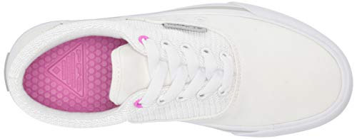 Columbia Women's Slack Water Pfg Lace Boat Shoe, White/Foxglove, 9 #TOP4