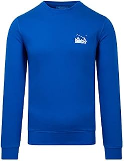 Bunker Mentality Bunker Logo Electric Blue Golf Cotton Long Sleeve Sweatshirt - Live As You Play