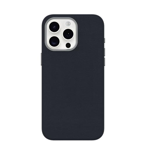 Image of OtterBox iPhone 15 Pro Max Symmetry Series Cactus Leather for MagSafe - Riverside Blue