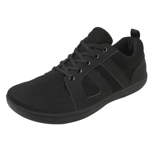 Tenis de correr para mujer, talla 7, antideslizantes, para caminar, ligeros, deportivos, informales, para gimnasio, talla 8, Black, 7 UK 3X-Narrow