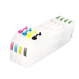 KIMISS 4 Stück Nachfüllbare Einweg-Tintenpatronen – Ersatz für Leere Druckerpatronen für Magenta, Blau, Gelb, Schwarz (#16)