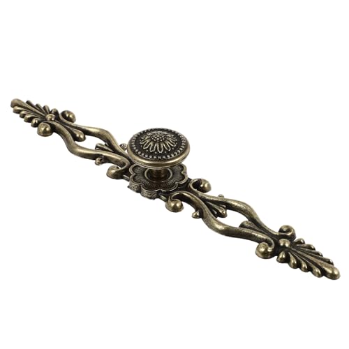 CLISPEED Tirador de Gabinete de Bronce Vintage Manija de Zinc Resistente para Armarios Vestidores y Cocinas Diseño Elegante y Duradero Estilo Europeo Clásico