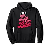 Este divertido diseño de humor para adultos dice "I'm a lip biter".