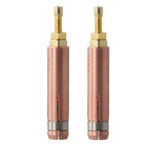 Professional Copper Collet Chuck Capacitor Discharge Stud Welding Machine Torch Accessory Compatible With M-4 Size Industrial Power Tool Equipment 50mm Length