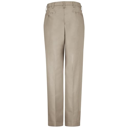 Red Kap Men's Red-E-Prest Work Pant - Wrinkle Free Workwear for Mechanics, Breathable and Durable, Front & Hip Pockets, Tan, 42W x 32L by Red Kap - Used condition - Image 2