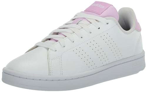 Image of adidas Womens Advantage Lace Up Sneakers Shoes Casual - White
