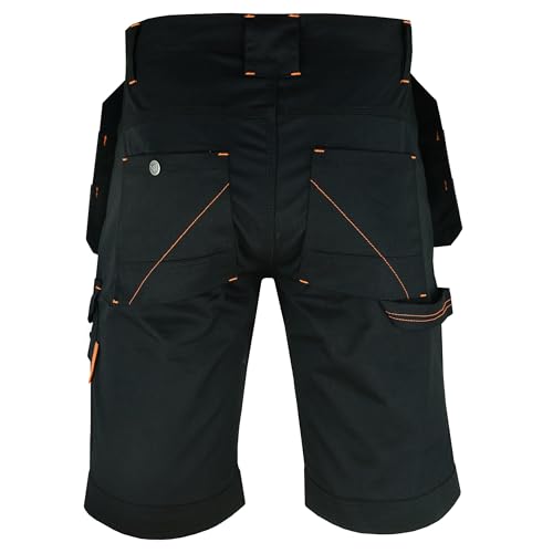 Short de travail triple couture WrightFits robuste cargo d'été anti déchirure