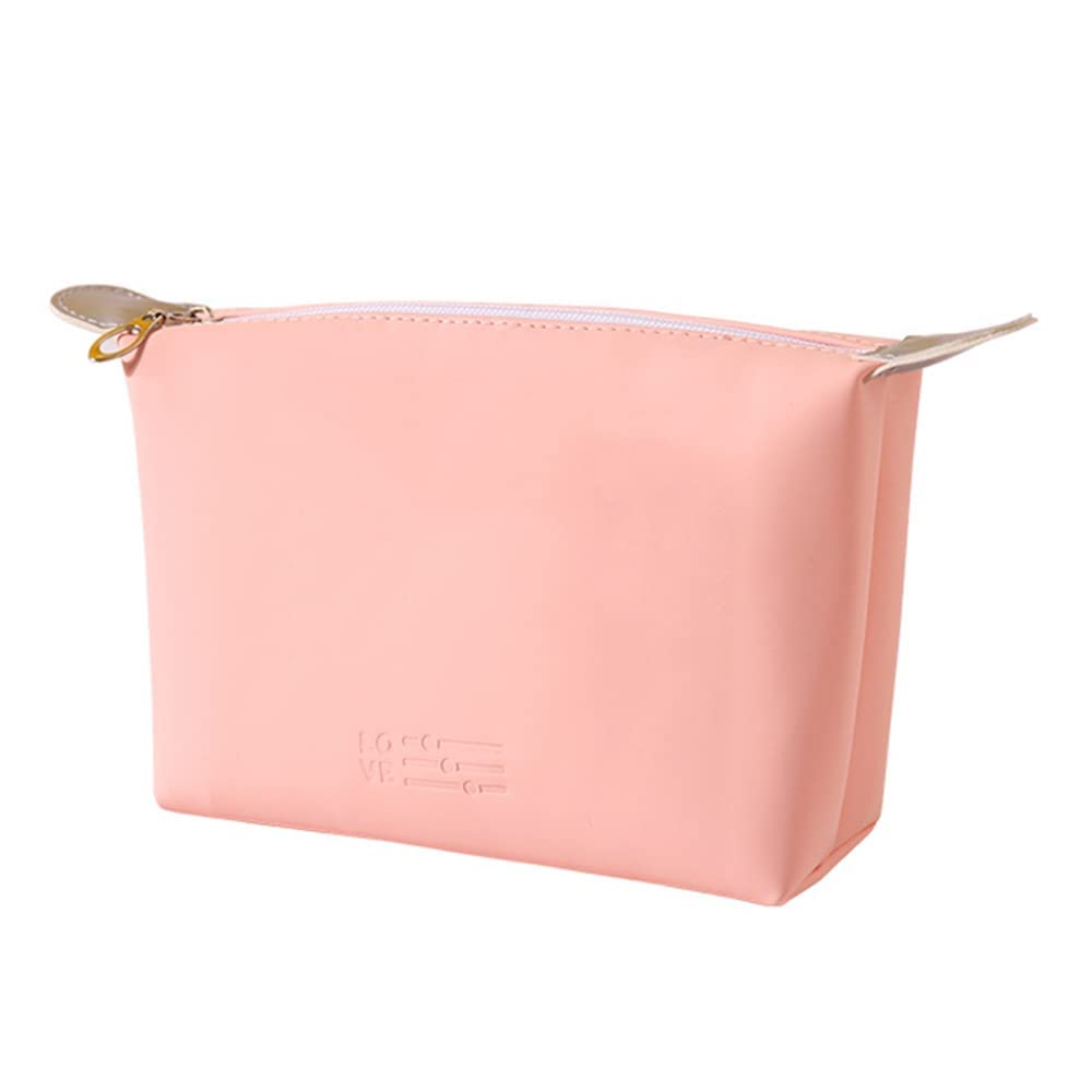 VATTU Dumpling Shape Zipper Closure Mini Cosmetic Bag,Pu-Leather Waterproof Women's Makeup Toiletry Organiser Handbag,Colorful Travel Cosmetics Case Small Makeup Brush Pouch