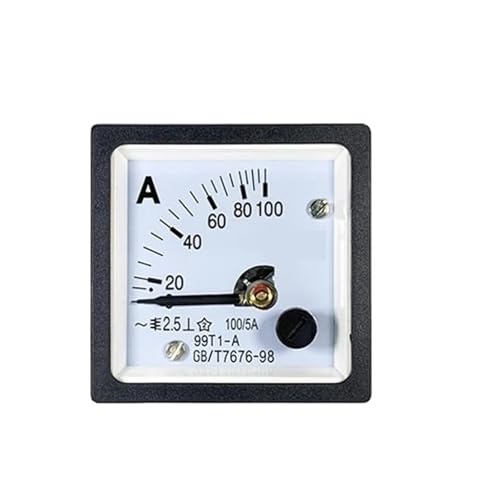Ampèremètre AC 40-5A à pointeur précis et voltmètre 450V pour contrôle de tension