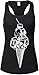 Pretty Attitude Womens Skull Ice Cream Summer Goth Loose Fit Tank Top Muscle Tee – Size Large
