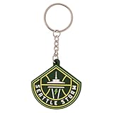 Desert Cactus Seattle Storm PVC Keychain SEAStorm Bag Tag, Backpack, Car, Gift, Souvenir, Key Ring (PVC)