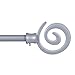 Lavish Home Bedford Home Spiral Curtain Rod, 3/4-Inch, Silver