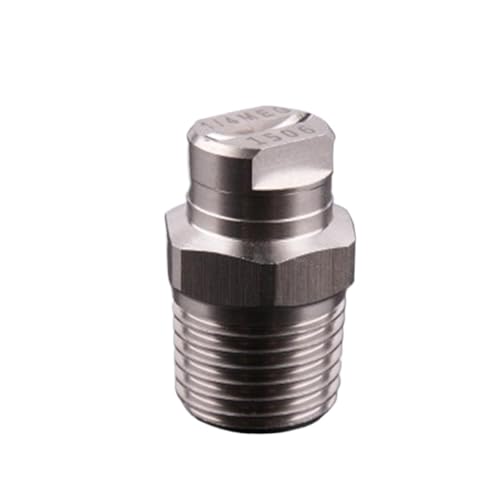 Stainless steel flat fan nozzle 1/4