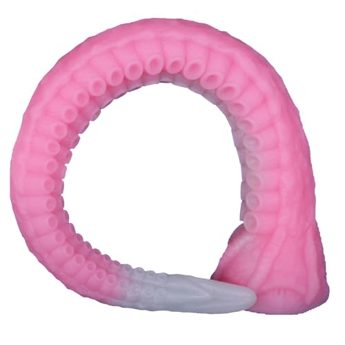 AMAZBEE Anal Plug Tentacolo Dilatatore dell'ano con forte ventosa Butt Plug in silicone per il massaggio della prostata e la stimolazione del punto G SM Giocattoli del sesso per adulti (M,1)