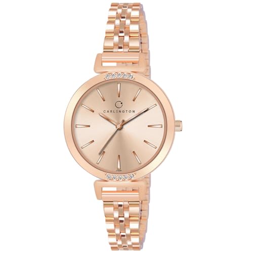 Carlington Iconic Analog Watches for Women with Premium Stainless Steel Strap – CT 2034 Carlington Iconic Analog Watches for Women with Premium Stainless Steel Strap – CT 2034