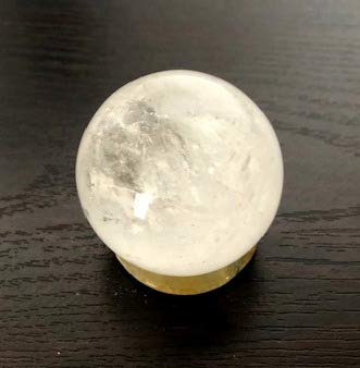 Sphère en quartz clair de 45 mm Crystalmiracle pour la méditation - 3