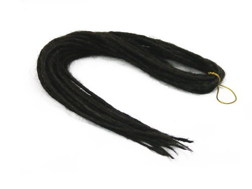 Elysee Star Dreads #4 Dark Brown Dreadlocks Double Ended Synthetic Dread