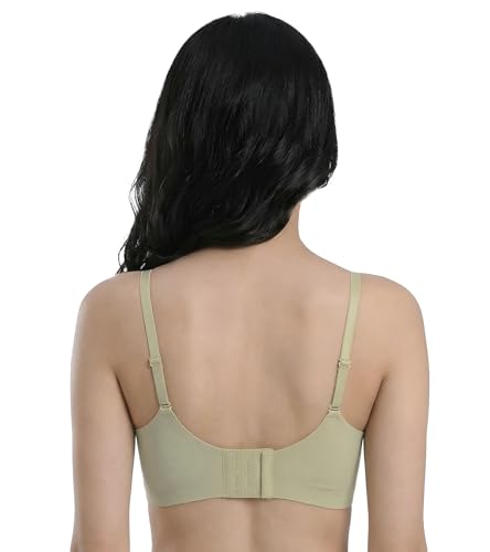 Image of DClub Wireless Bras for Women No Underwire Seamless Push Up Full Coverage Everyday Bra Comfortable Supportive Tshirt Bralette