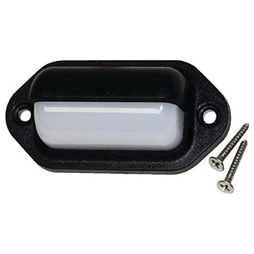 T-H Marine LED Companion Way Light â€“ Waterproof Accent Lighting, Energy Efficient, Easy Surface Mount Installation, Versatile for Boat Interior, Trailers, and Pathways â€“ Black Housing, White LEDs