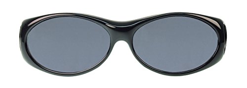 Fitovers Eyewear Aurora Sunglasses Midnight Oil - Polarized Grey Lens - Oval - 133mm X 39mm or 5 - 1/4" X 1 - 1/2"2