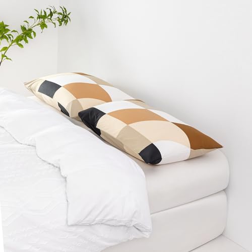 YuHeGuoJi Queen Size Pillow Cases 100% Cotton Set of 2 by YuHeGuoJi - Used condition - Image 2