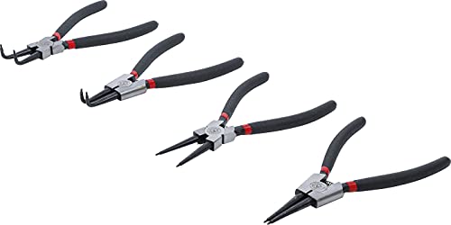 BGS Diy 52100 | Jeu de pinces à circlips 175 mm | 4 pièces