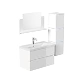 ✅ 𝐃𝐄𝐒𝐈𝐆𝐍: Wir bieten sowohl Waschbeckenschränke mit der Breite von 60 cm als auch von 80 cm an, wir haben für schmale und geräumige Badezimmer das passenden Badmöbel