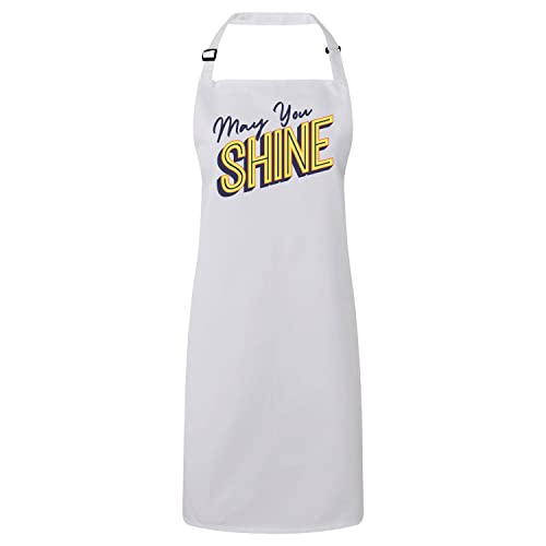 Tablier cuisine May You Shine pour cuisiner avec positivité et amour