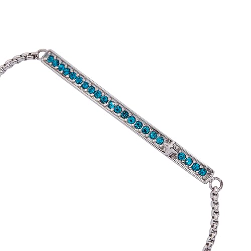 Image of Alex and Ani Pave Bolo Birthstone Bracelet - Stainless Steel Gold /Silver, Perfect for Stacking, Adjustable Birthstone Bracelet for Women, Ideal Gift Jewelry