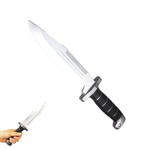 JLEivvi 1 PCS Fake Knife Blunt Dagger Prop Foam Training Dagger Knife for Martial Art Training Costume Party Props(12)