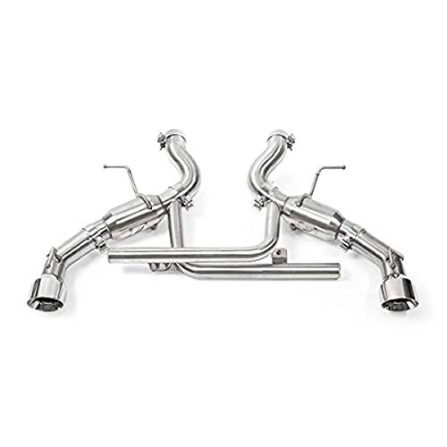 Mishimoto MMEXH-CAM8-16ADTPP Pro Axleback Exhaust Compatible With Chevrolet Camaro SS Dual Tip 2016-2018 Polished
