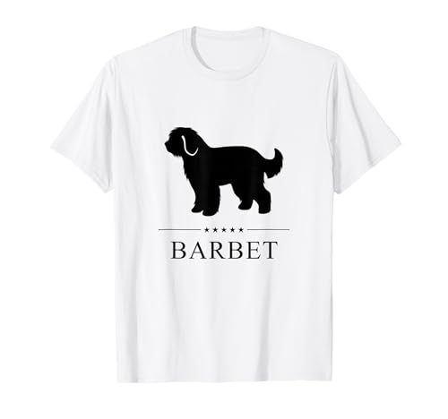 Barbet Dog Black Silhouette T-Shirt