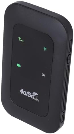 Keenso 4G WiFi Hotspot LTE Mobile Router 10 Connected Devices 300Mbps High Speed for Travel Portable Router